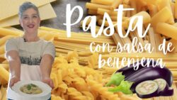 🍝  PASTA CON SALSA DE BERENJENA | RECETA FÁCIL Y RÁPIDA 🍆 con Thermomix® #TM6