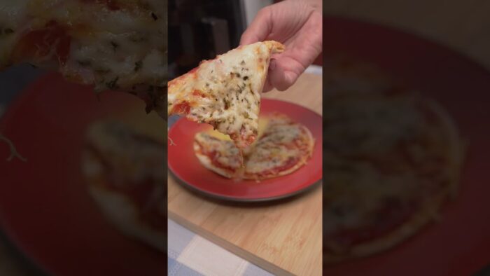 PIZZA de TORTILLA 🍕 en Air Fryer 🔥💨 #shorts #airfryer #freidoradeaire