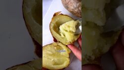 Patatas rellenas en freidora de aire – Recetas Ideal #shorts