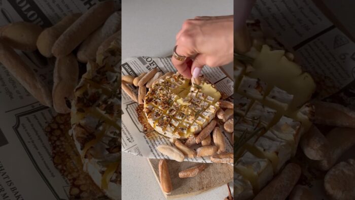 Queso en airfryer como aperitivo navideño #recetasana #recetasfaciles #singluten #receta #food 
