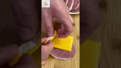 ROLLITOS DE LOMO CON QUESO en FREIDORA DE AIRE, un pecado muy rápido de preparar #recetas #airfryer
