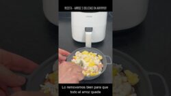 Receta arroz 3 delicias en airfryer #shorts #recetasairfryer #recetas #recetasfaciles