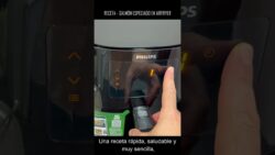Receta salmón especiado en airfryer #shorts #recetasairfryer #recetas #recetasfaciles
