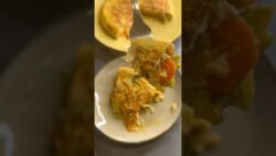 TORTILLA DE VERDURAS🥒en FREIDORA DE AIRE, muy sencilla y rápida Verdu🧡Ricas #airfryer #recetas