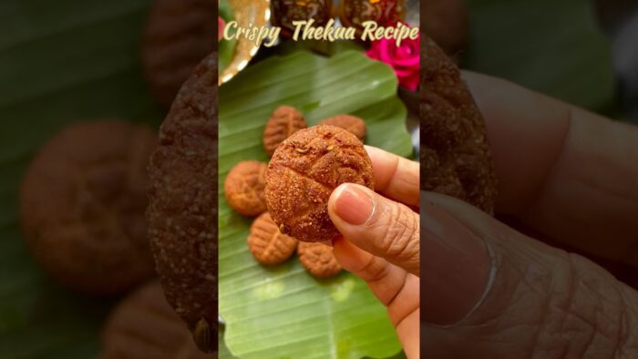 Tips and tricks for perfect Thekua Recipe | Fried & Airfryer cooking #ytshorts #recipe #food #sweet