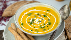 Crema de calabaza y boniato