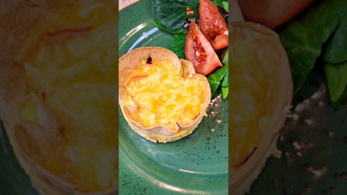 ¡TU CENA en 5 MINUTOS con una TORTILLA DE TRIGO! 👉 QUICHE INDIVIDUAL DE JAMÓN YORK Y QUESO