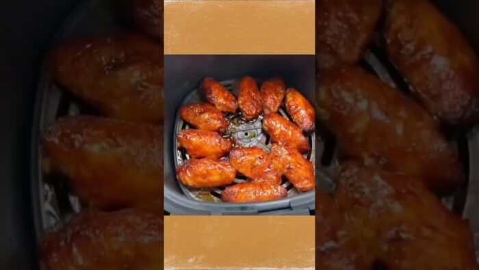 5-Minute Air Fryer Chicken Recipe😋#chicken #recipe #shorts