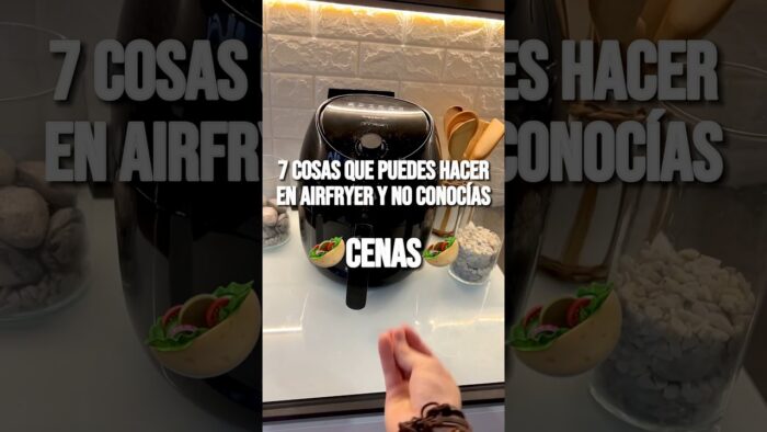 7 RECETAS EN AIRFRYER 💨 – QUE NO CONOCÍAS – 🥙CENAS🥙 #receta #recetas #airfryer