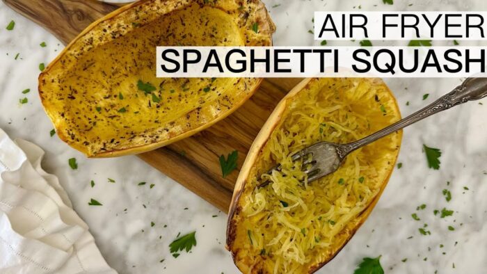 AIR FRYER SPAGHETTI SQUASH