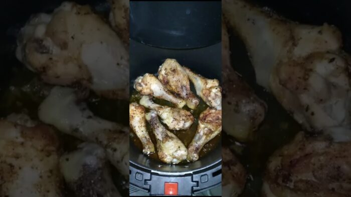 AİRFRYERD BAHARATLI TAVUK #tavuk #baharatlı #food #yemek #cooking #eating #recipe #airfryer #chicken