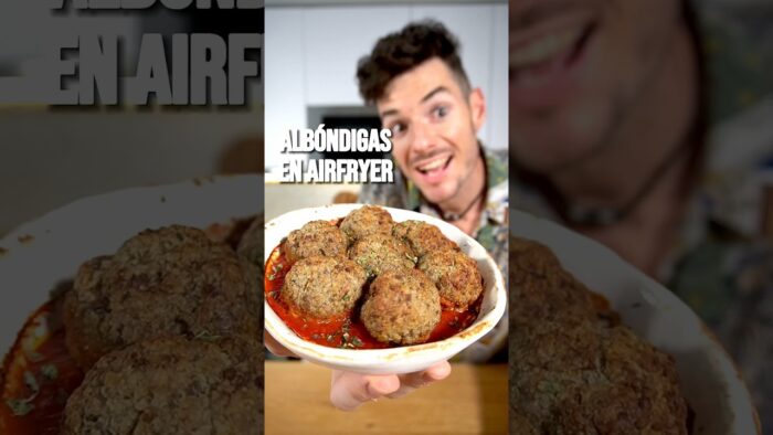 ALBÓNDIGAS EN AIRFRYER #receta #recetas #airfryer