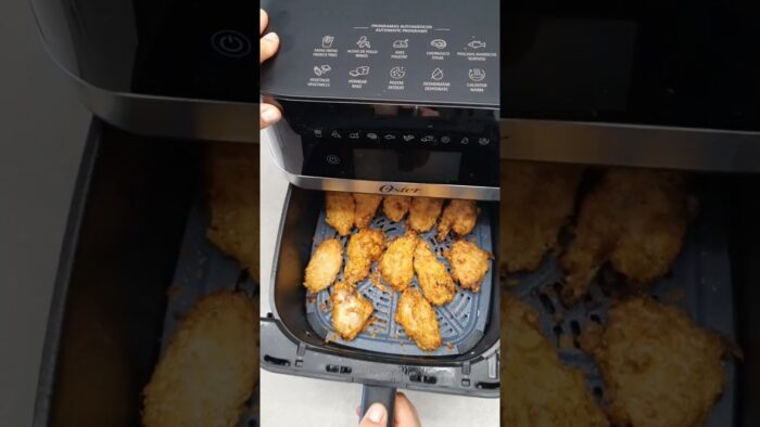 ALITAS DE POLLO en AIR FRYER o freidora de aire #shorts