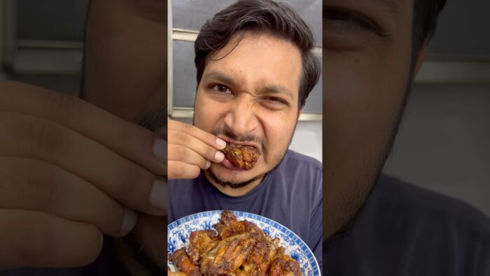 Air Fryer Chicken Wings recipe with my true opinion for air fryer #airfryer #chickenwings #shorts