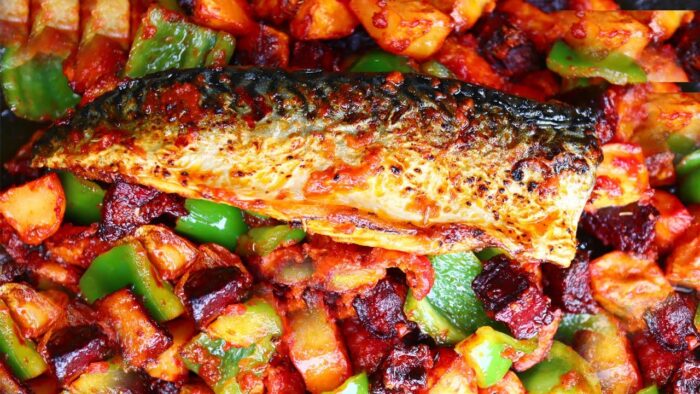 Air Fryer One Pot Meal Recipe | Air Fryer Roasted Vegetables | Easy Recipe To Make In Air Fryer