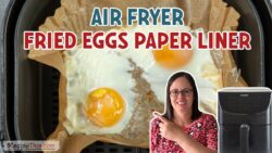 Air Fryer Paper Liner Fried Eggs (Paper Liner Method)