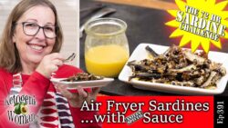 Air Fryer Sardines with Sauce | Sardine Challenge Recipe, Canned Sardines