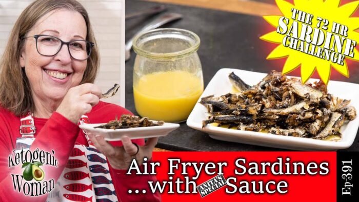 Air Fryer Sardines with Sauce | Sardine Challenge Recipe, Canned Sardines