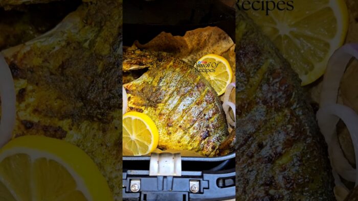 Air Fryer Whole Fish Fry Recipe In Malayalam /Sea Bream Fish #airfryer #philipsairfryer #fish
