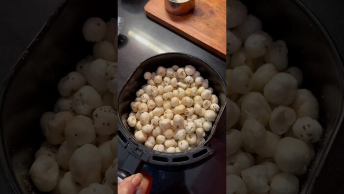 Air fryer recipe #airfryerrecipes #makhanarecipe #roastedmakhana #airfryercooking #shorts #howto