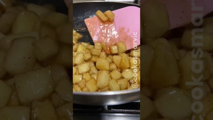 Apple pie tipo McDonald’s en Air fryer 😍✨ #postres #recetas #airfryer