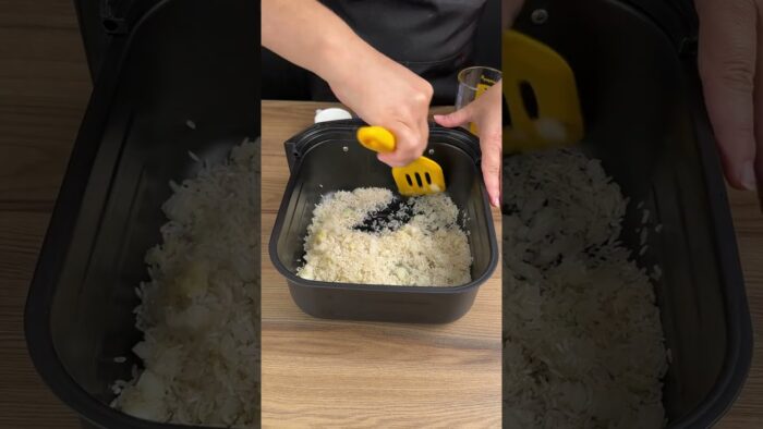 Arroz ahora sólo si ese es el caso. ¡Fácil y rápido en Air Fryer!