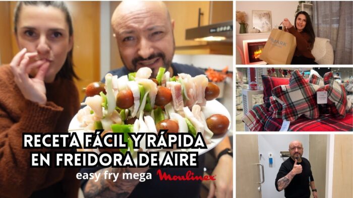 Como estoy?? + Deco Navidad + Receta FÁCIL, RÁPIDA en Freidora de Aire easy fry mega Moulinex