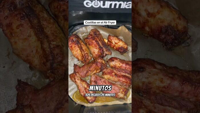 Costillas en la Freidora de Aire #compartan #receta #share #gourmia