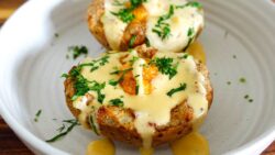 Creamy Tuna-Stuffed Baked Potato with Egg | Easy Air Fryer Recipe