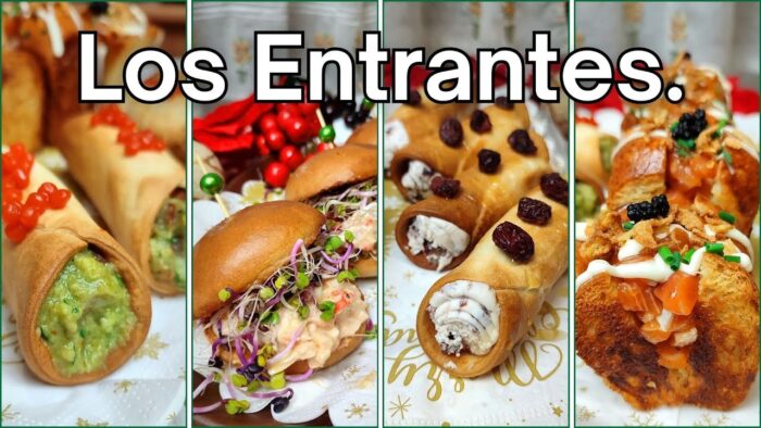 ENTRANTES vistosos y Fáciles para NAVIDAD.