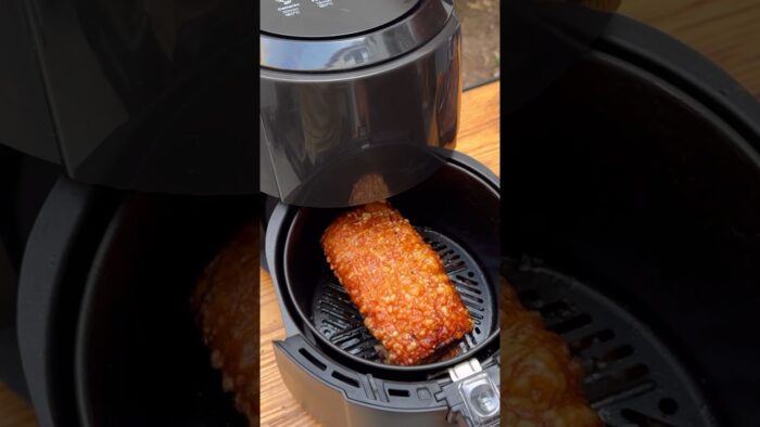El mejor chanchito crocante en airfryer #shorts
