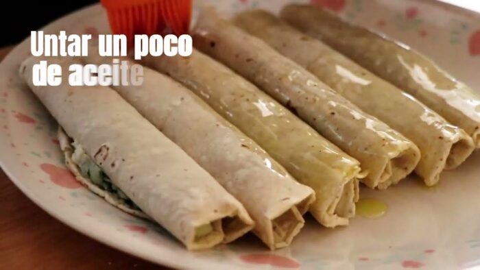 El truco para tacos dorados perfectos: freidora de aire y menos calorías. #receta #freidoradeaire
