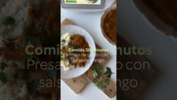 Esta receta de cerdo con salsa de mango, te va a encantar #recetasthermomix #thermomix #cookidoo