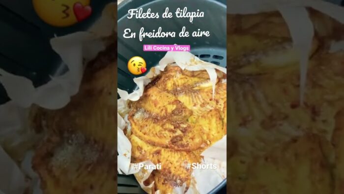 Filete de pescado en #freidora de Aire  #recetasdesemanasanta #shorts 😘😋