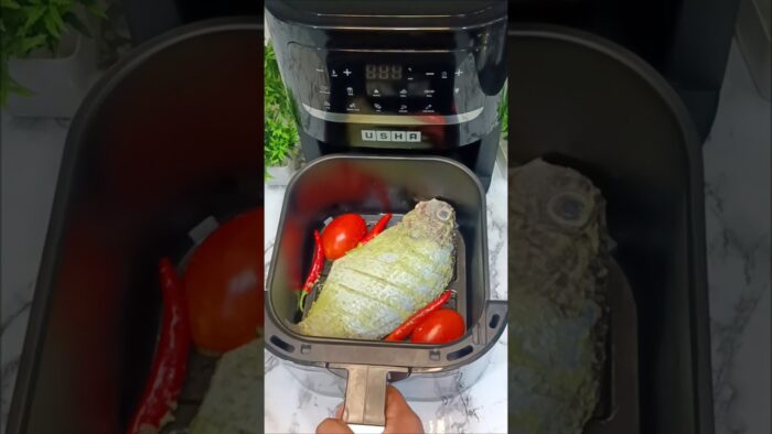 Fish fry in air fryer | fish fry use green masala recipe #airfryerrecipes #ourfoodlab