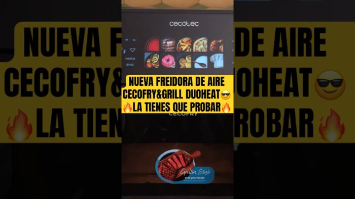 Freidora de Aire CECOFRY&GRILL DUOHEAT 10000🔥BRUTALLLL😋