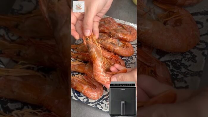 🧑‍🎄🎄GAMBONES preparados en AIRFRYER,  muy sencillos  #recetas #freidoradeaire #holidayswithyoutube