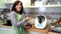 Guiso de garbanzos» mar y tierra» en thermomix