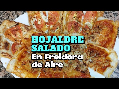 HOJALDRES SALADOS EN FREIDORA DE AIRE»SIN ACEITE» #freidoradeaire
