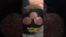 Hamburguesas en la Freidora de Aire / Air Fryer #shorts