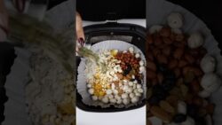 Healthy Trial Mix in Air fryer #shorts #trialmix #snacks #asmr #viralsnacksrecipe #recipe