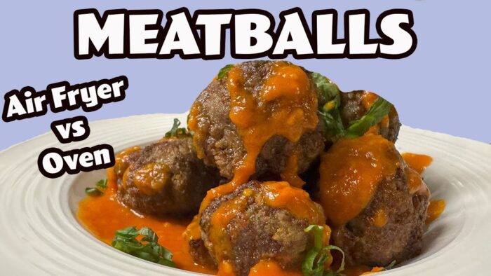 Homemade Meatballs in the air fryer | Does it save time?
