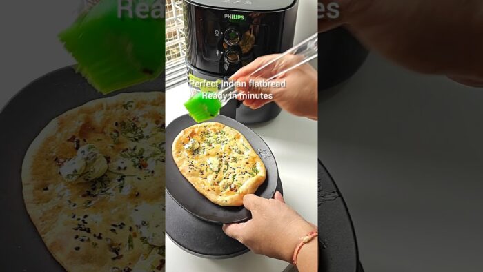 Naan in AirFryer | No yeast Naan | Indian Flatbread recipes | Everyday cooking with AirFryer