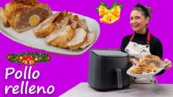 Navidad ESPECTACULAR con este Pollo Relleno en Air Fryer!🎄