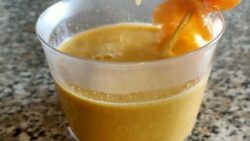 Navidad,Crema de ahumados y gambas, fácil y rico con Thermomix