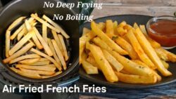 No Oil French Fries in Air Fryer Recipe | Air Fried French Fries | Air Fryer Recipe
