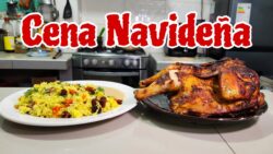 POLLO FRITO EN FREIDORA DE AIRE PARA CENA NAVIDEÑA🎄 + ARROZ NAVIDEÑO Y PURE DE MANZANA😋👌