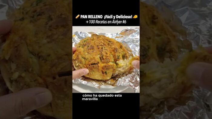 🥖 Pan Relleno en Airfyer: Fácil, Rápido y Delicioso 🔥 Ep. 6