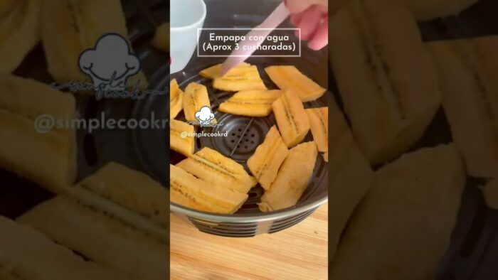 Plátanos maduros en airfryer (sin aceite)