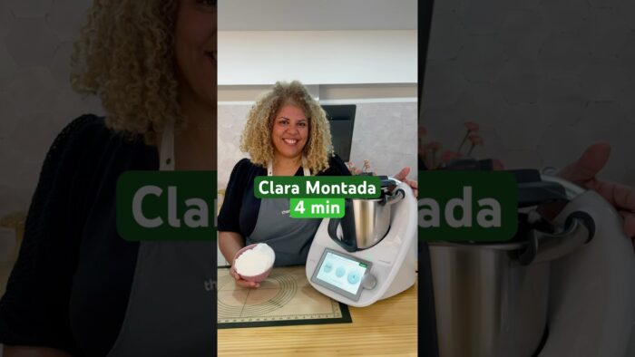 Prepara claras montadas perfectas solo 4 huevos con Thermomix ¡Ligereza y volumen en minutos!💚